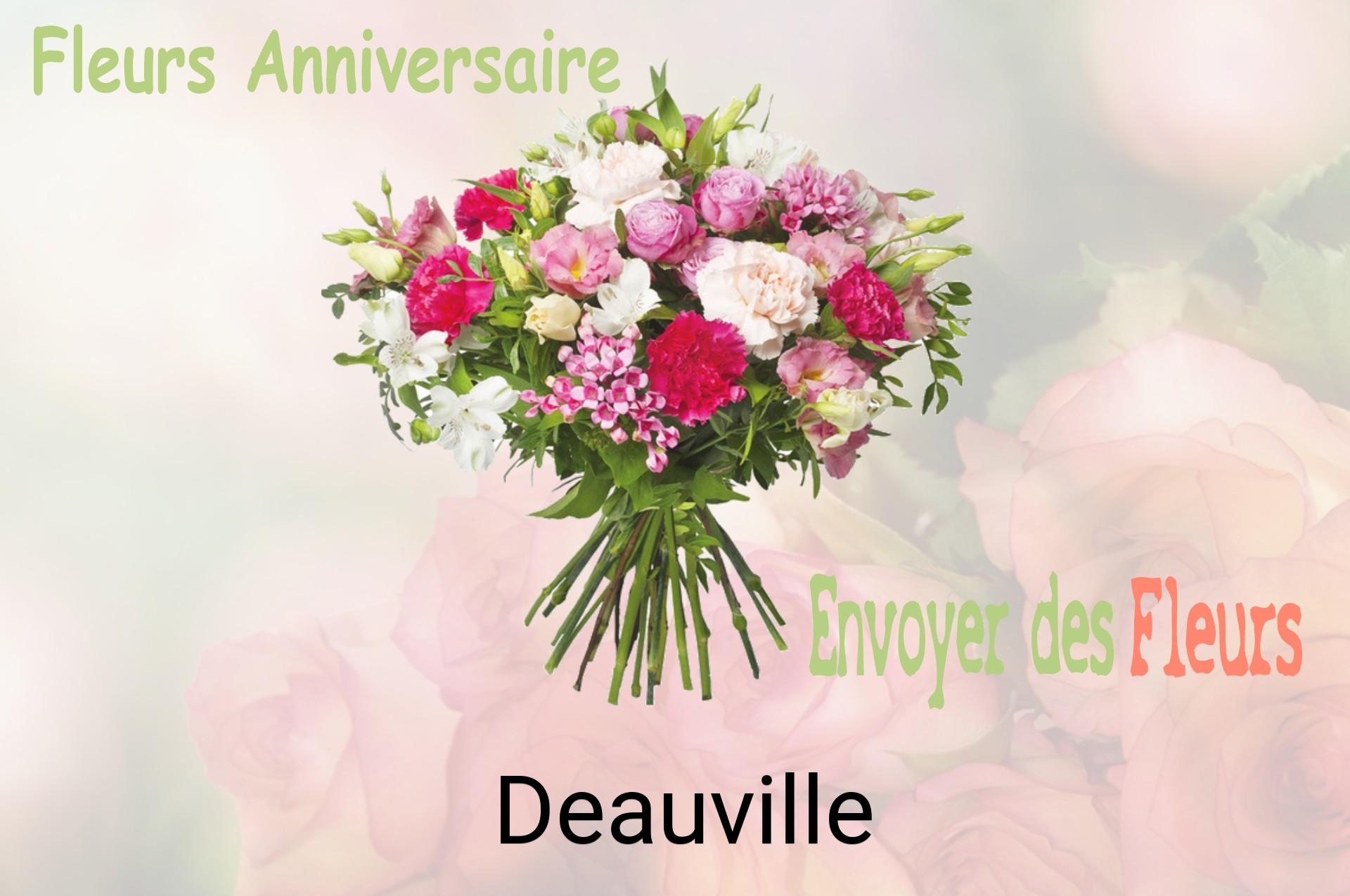 Bouquet de fleurs d’anniversaire livré à Deauville